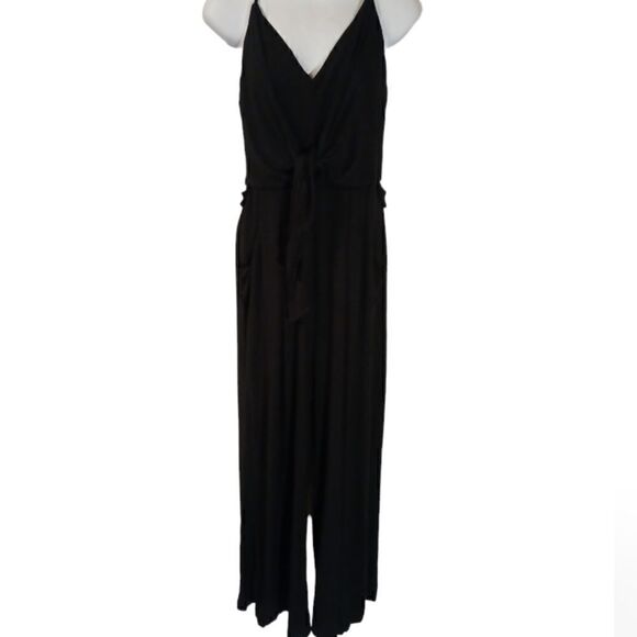 Moulinette Soeurs Danique wide leg black jumpsuit size S - Picture 6 of 9